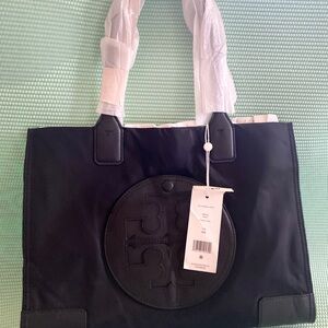 NWT Authentic Tory Burch Ella Mini Tote 885278 Minimal Crinkling Smoke Free